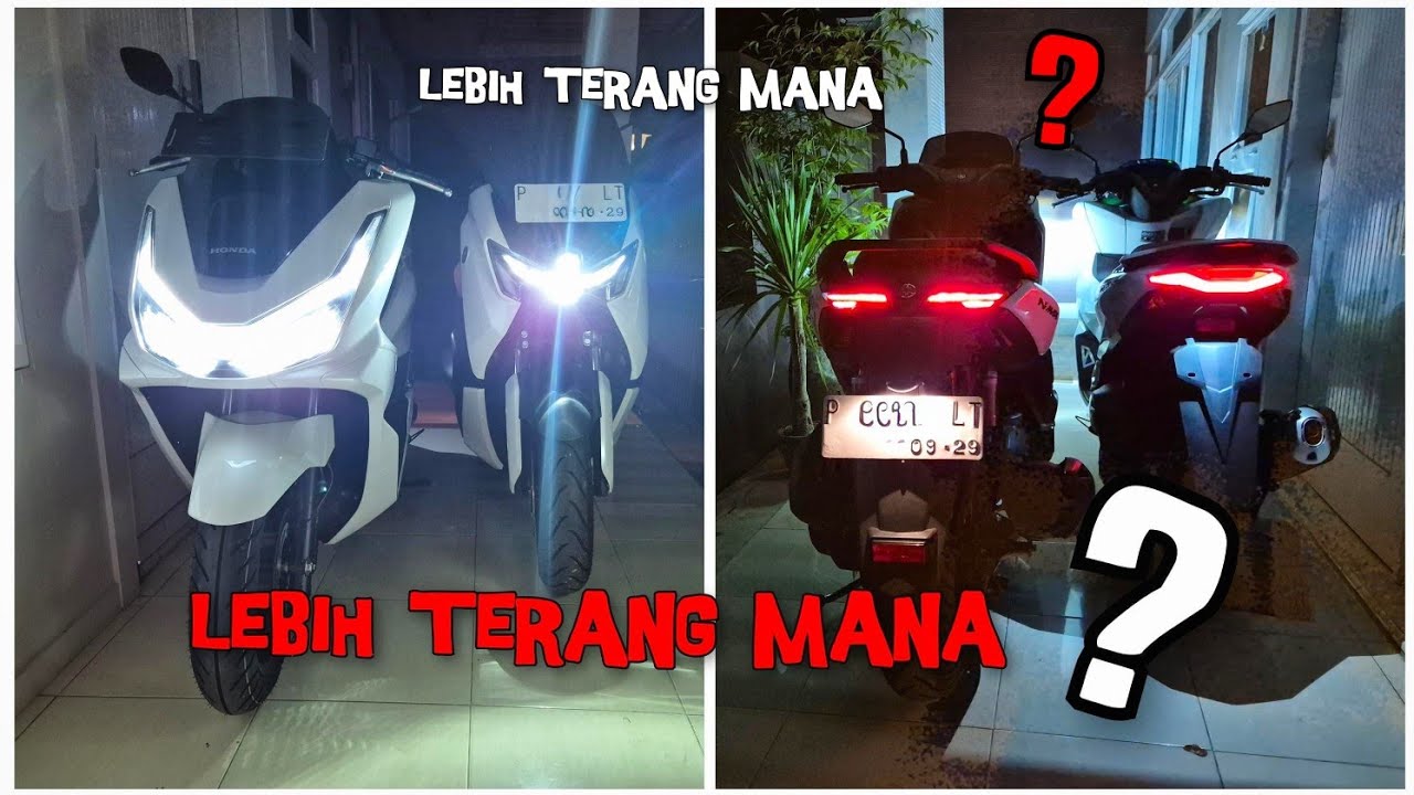 Beda Depan Belakang ? PERBANDINGAN LAMPU NMAX NEO s & new PCX 2025