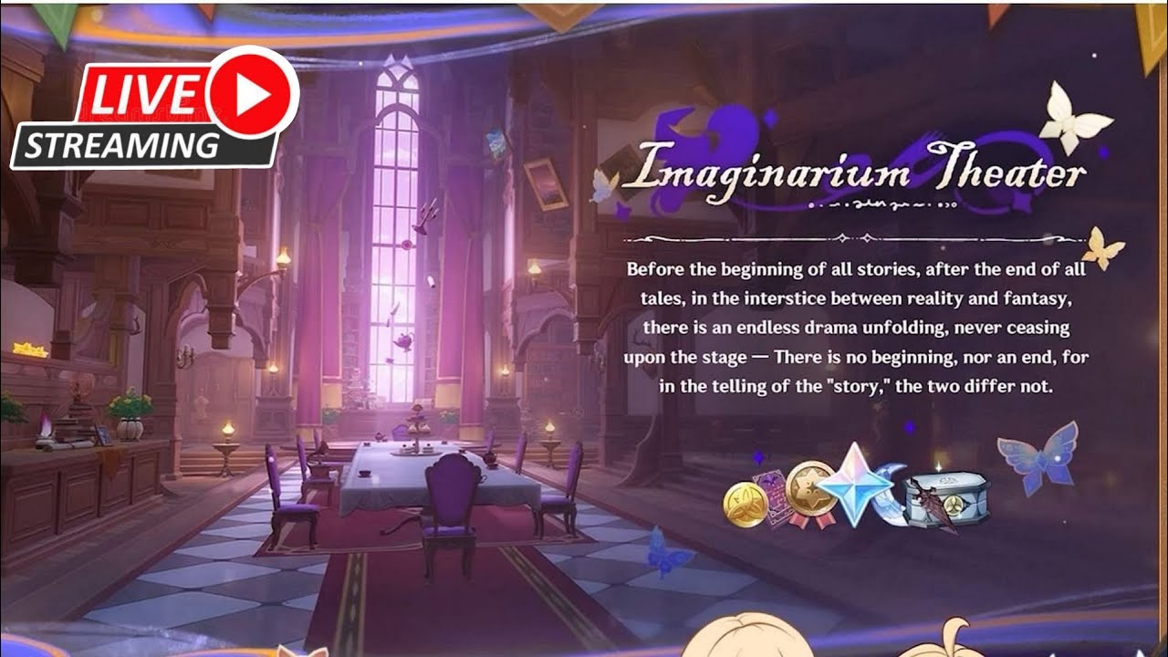 Genshin Impact 6.3 Live 🔴 Imaginarium Theater Luna IV Clear + Team Guide