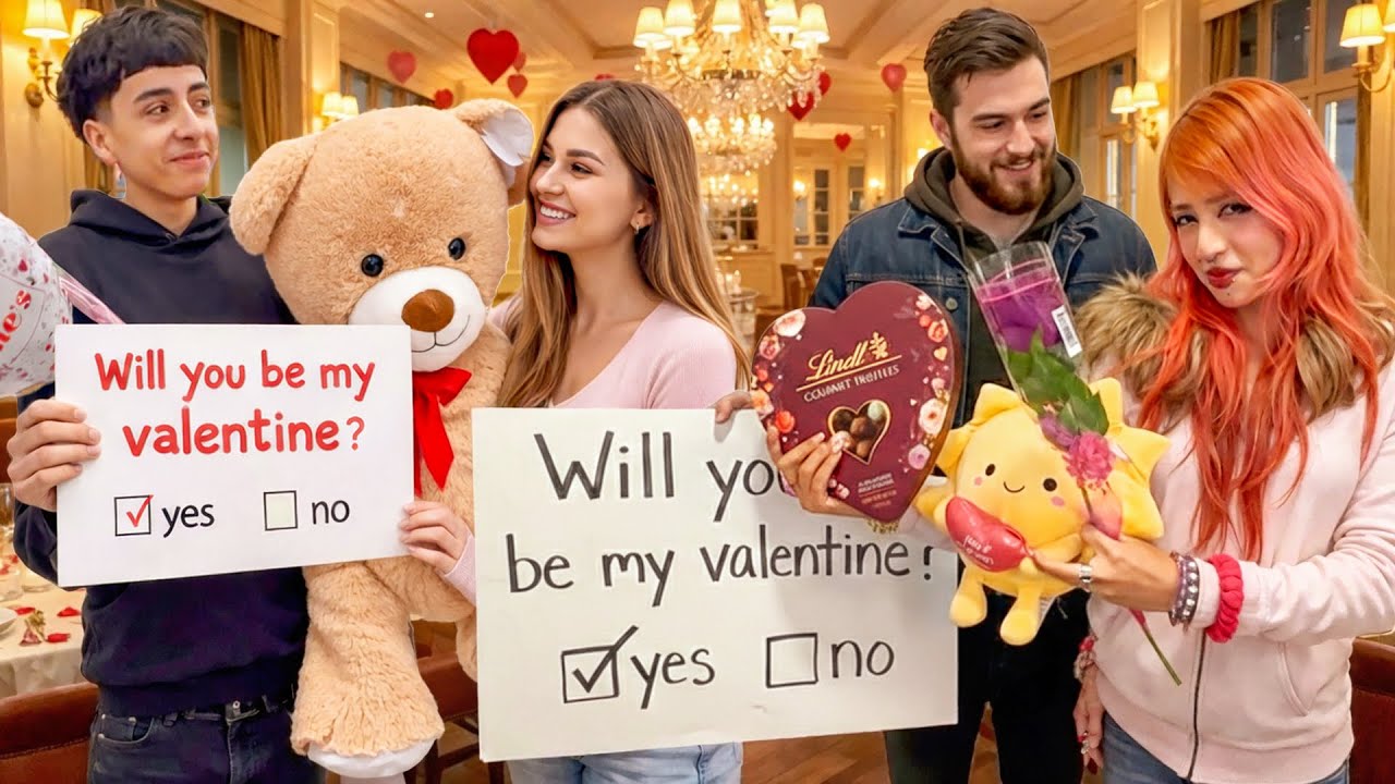 I DARED THEM TO ASK A STRANGER TO BE THEIR VALENTINE 