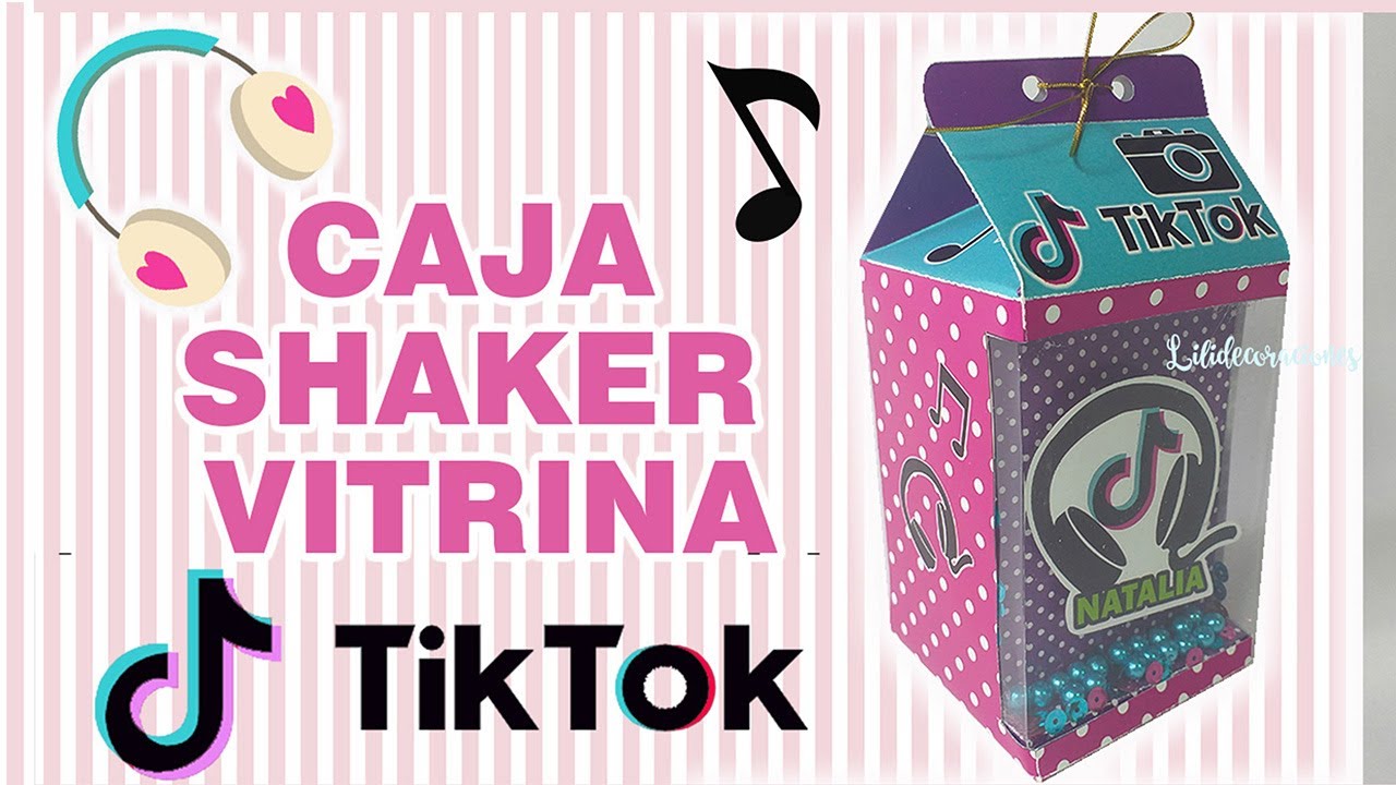 CAJA SHAKER VITRINA TIPO TIK TOK