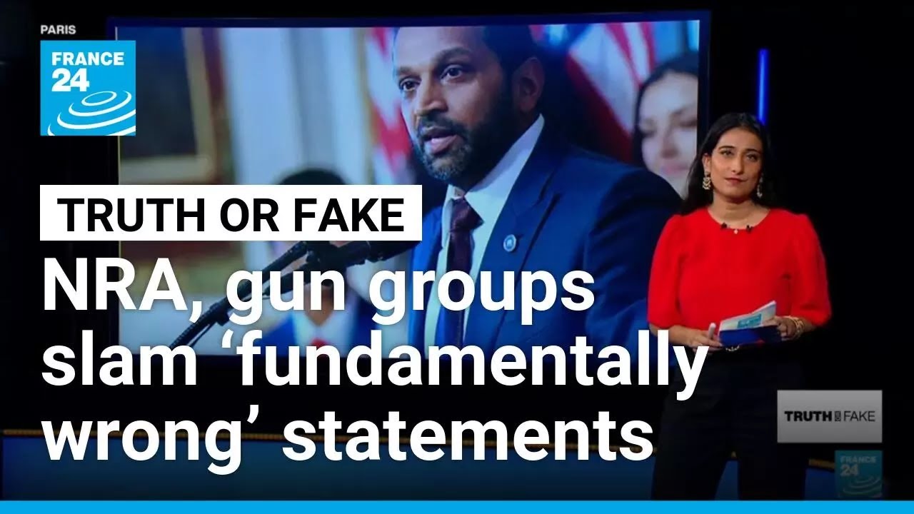 FBI’s Kash Patel falsely claims Americans ‘cannot bring firearms’ to protests • FRANCE 24