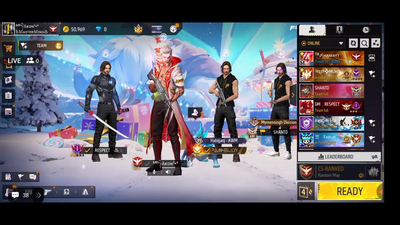 🔥 Free Fire Live Bangladesh | Rank Push • Clash Squad • Fun Gameplay |