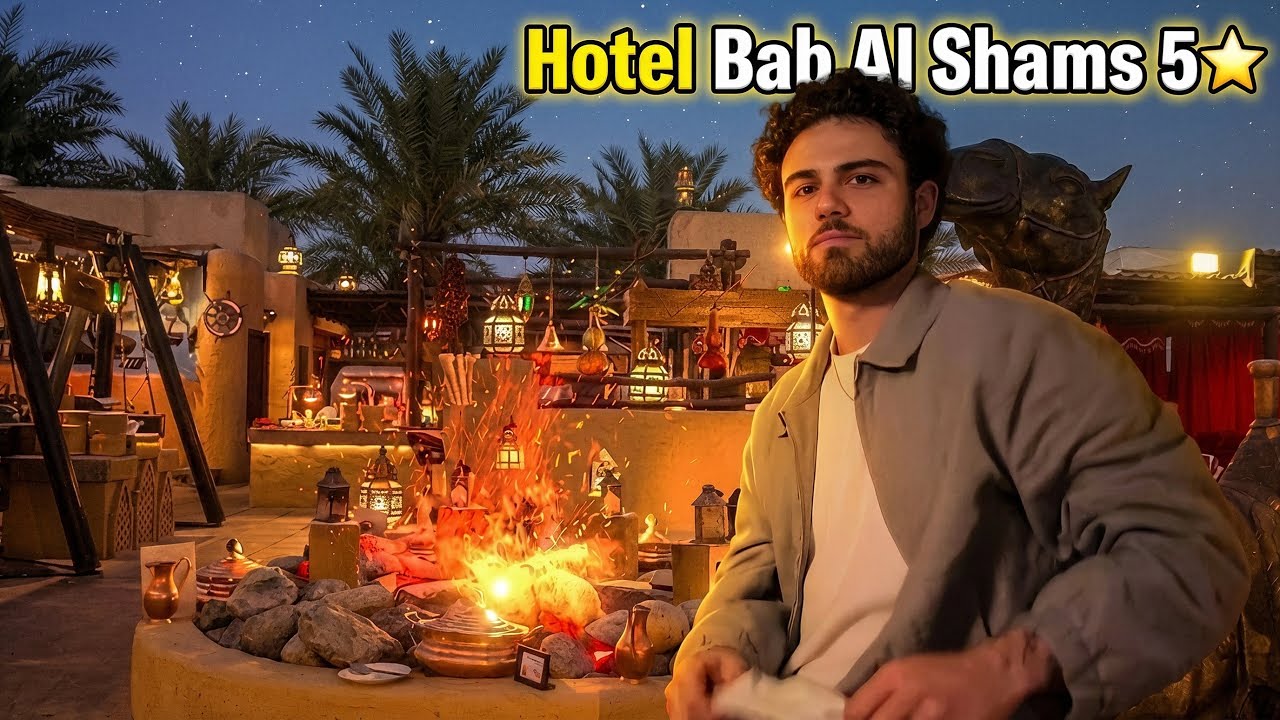 WINDOH MOSTRA HOTEL DE ⭐⭐⭐⭐⭐ NO DESERTO DO DUBAI! [ BAB AL SHAMS ]