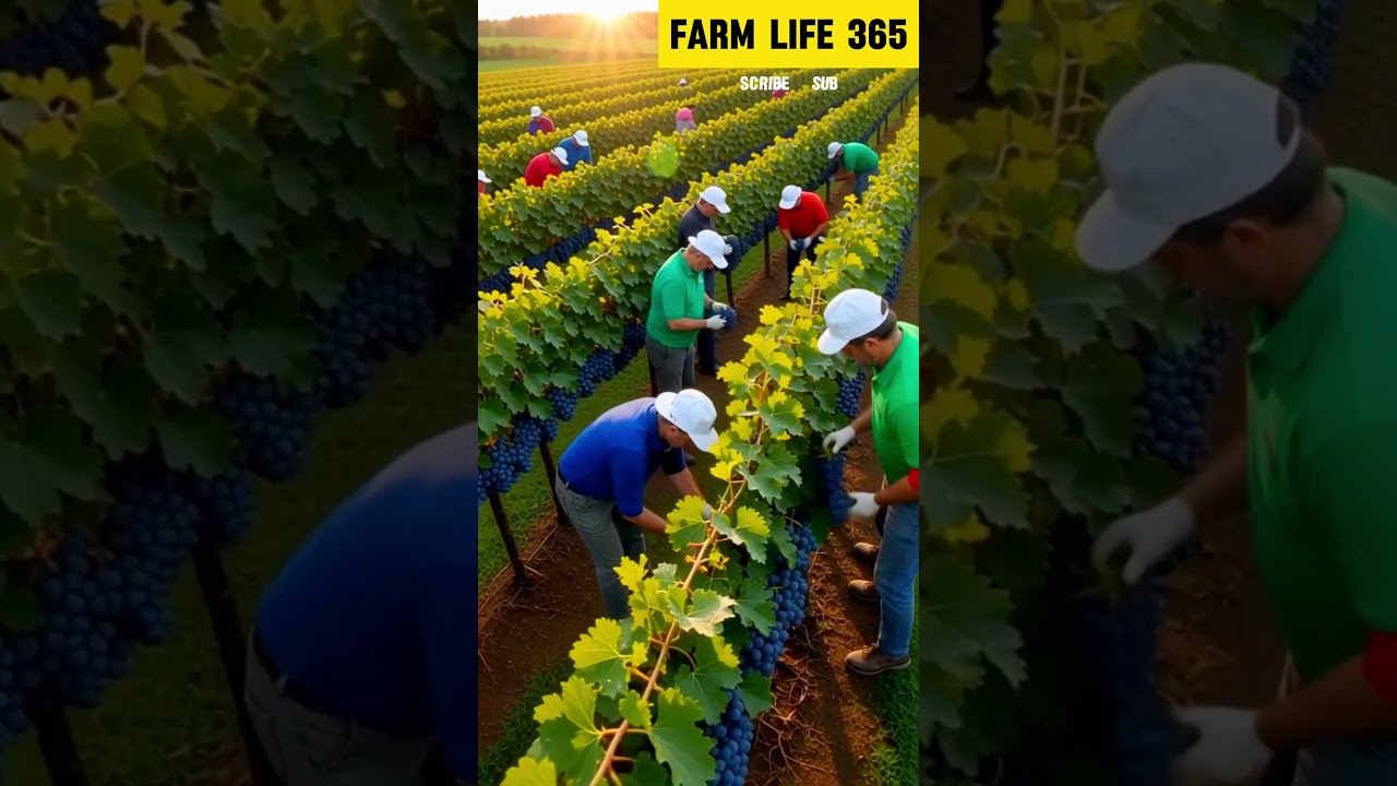 Amazing Grape World 🍇 | Nature’s Sweet Treasure | 4K Ultra HD