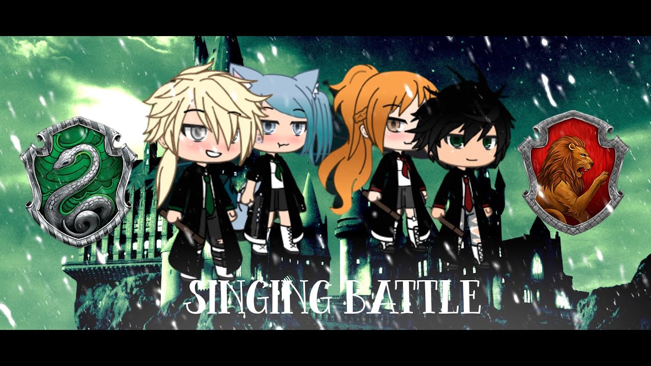 Slytherin VS. Gryffindor singing battle.