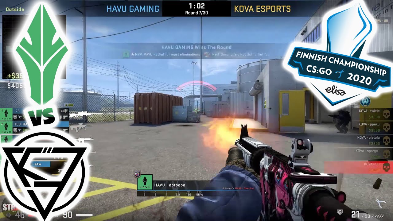 🇫🇮 HAVU vs 🇫🇮 KOVA NUKE HIGHLIGHTS - Elisa CS:GO Finnish Championship 2020