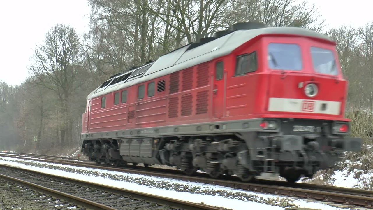 Br 232 472-1 Einfahrt in den Bahnhof Großenkneten im Januar 2017