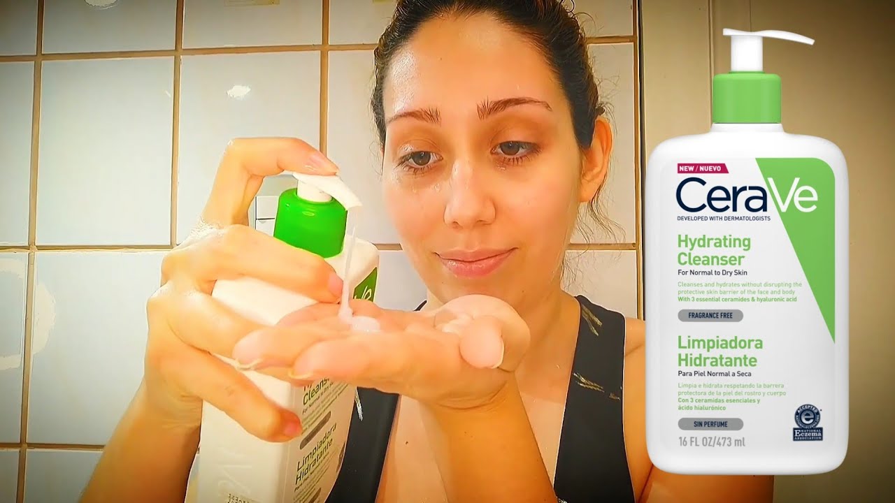 CeraVe LIMPIADOR HIDRATANTE - CÓMO APLICAR + RESEÑA ✨