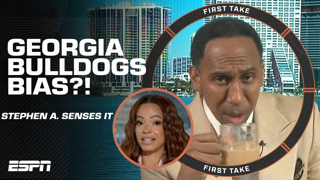 Stephen A. SENSES GEORGIA BIAS from 'Mrs. Bulldog Elle Duncan' ☕ | First Take