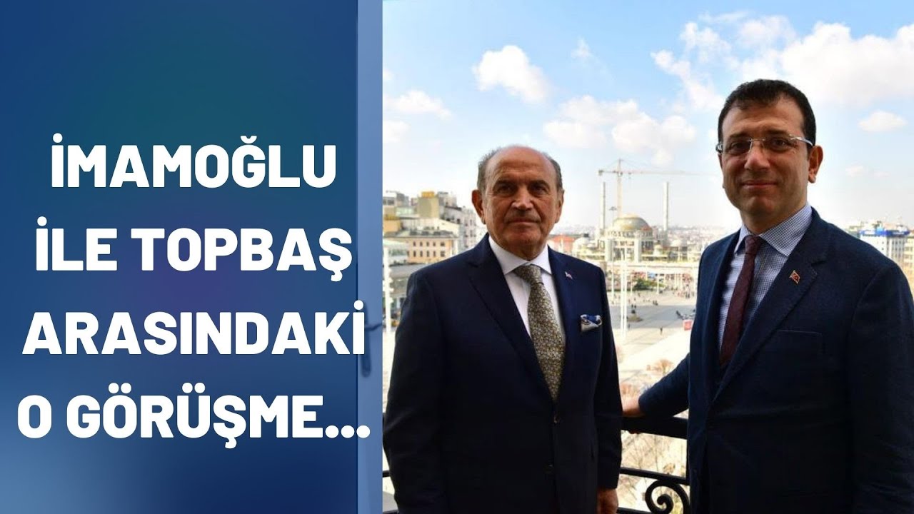 Ekrem İmamoğlu ile Kadir Topbaş arasında neler konuşulmuştu? İşte o görüntüler...