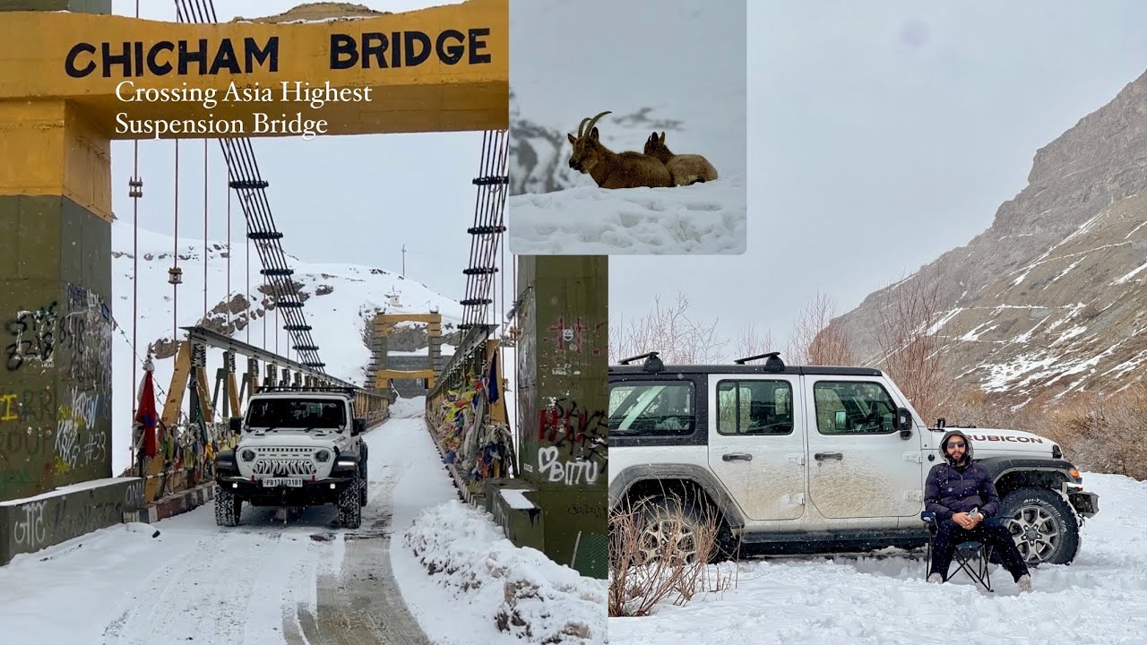 Offroading in Remote Mountains| Winter Spiti 2025| Jeep Wrangler Rubicon