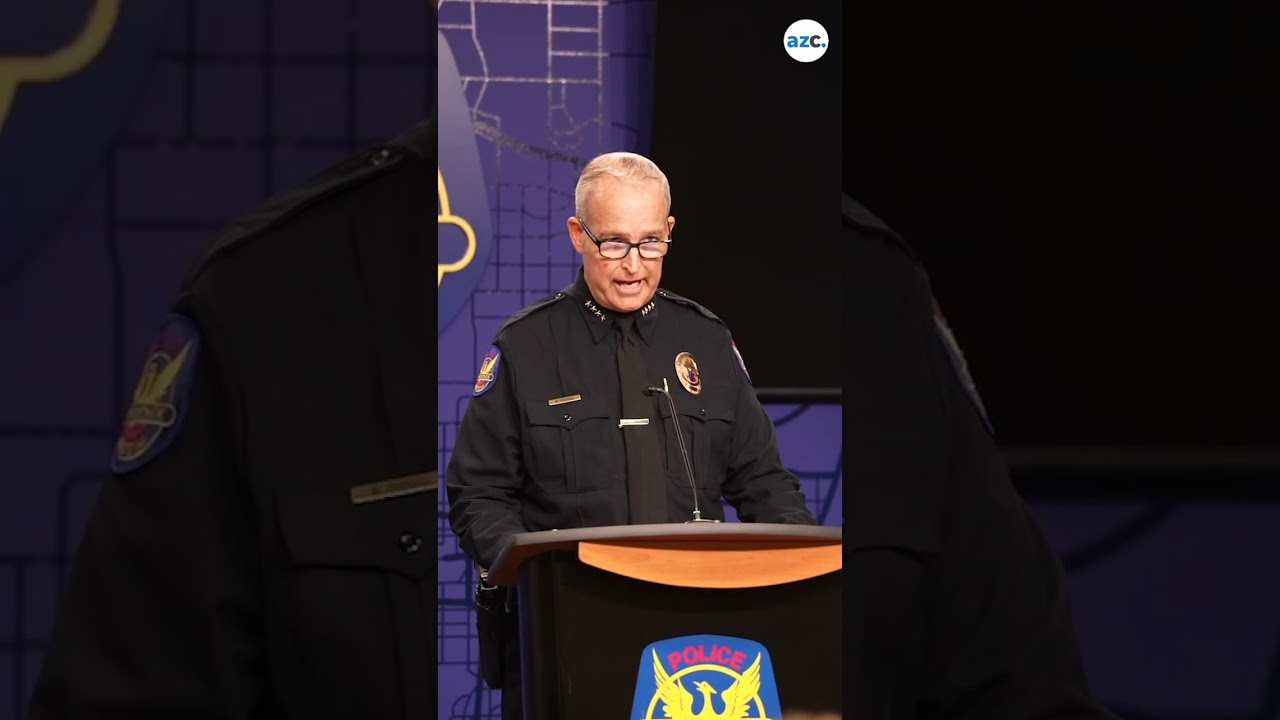 Phoenix police chief addresses the arrest of officers