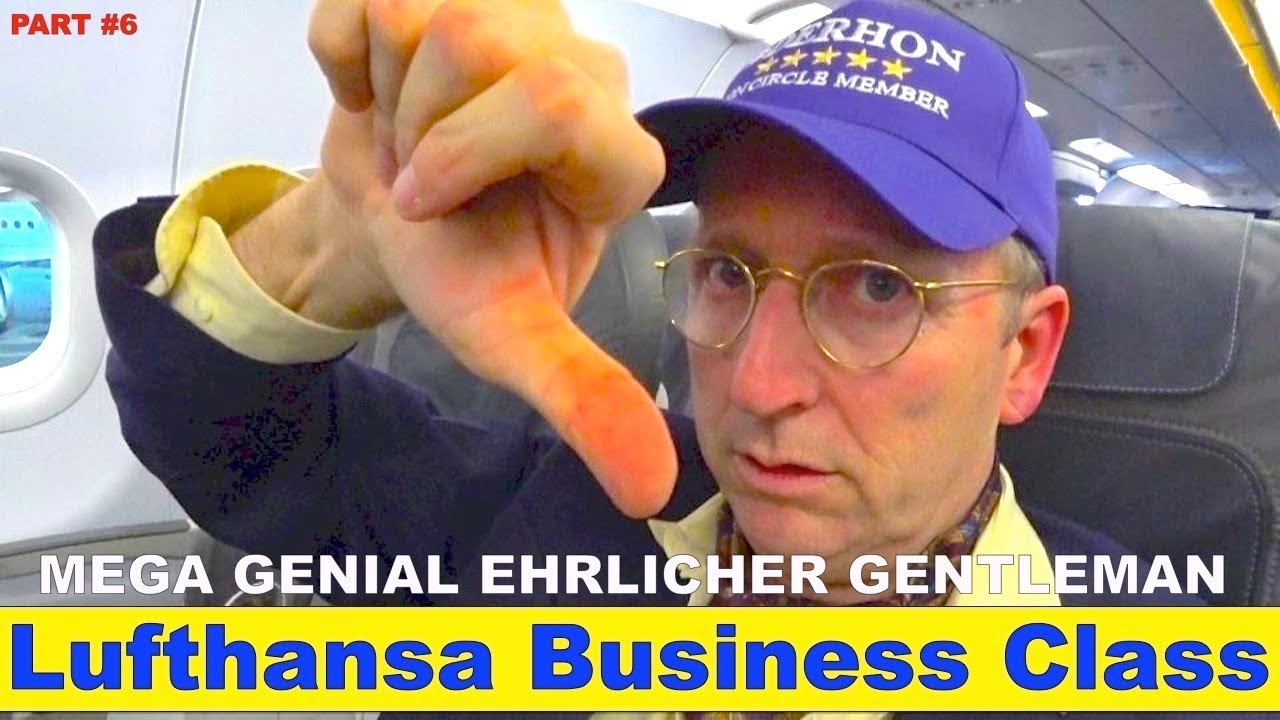 Lufthansa Business Class | MEGA GENIAL EHRLICHER GENTLEMAN #6 | Der HON PrivateJet