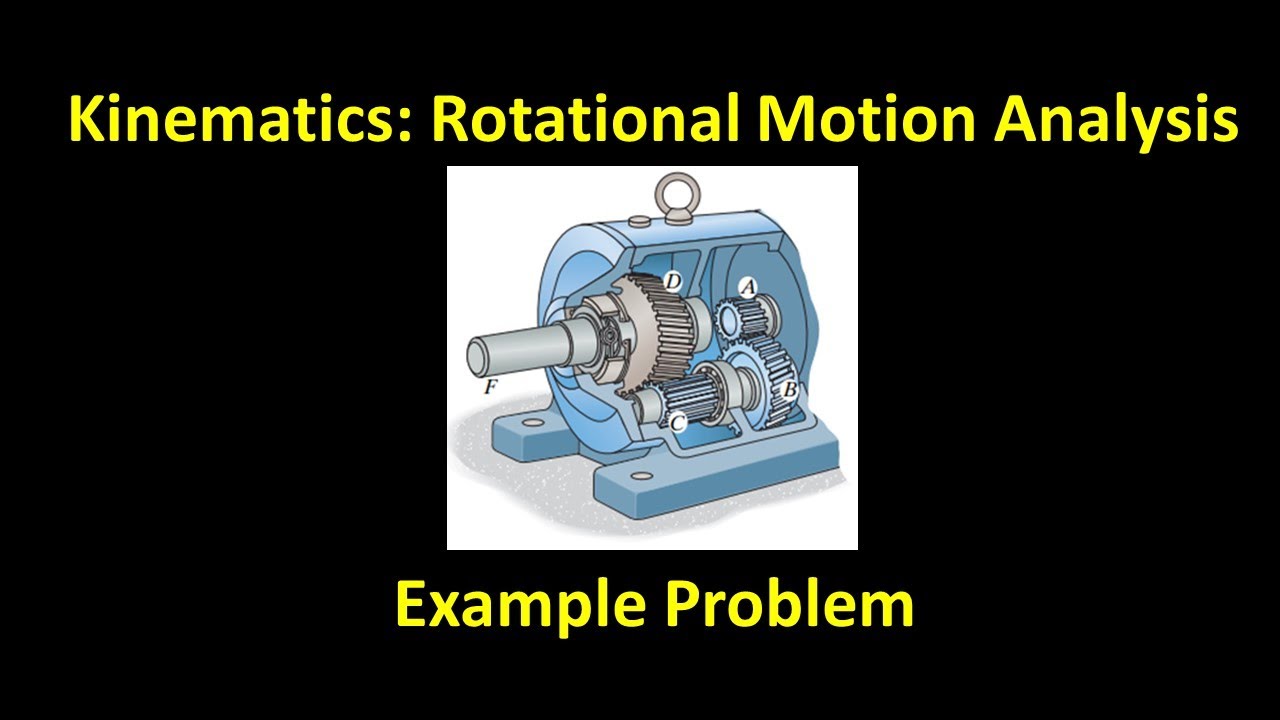 Rotational Analysis 6: Reduction Gear Box