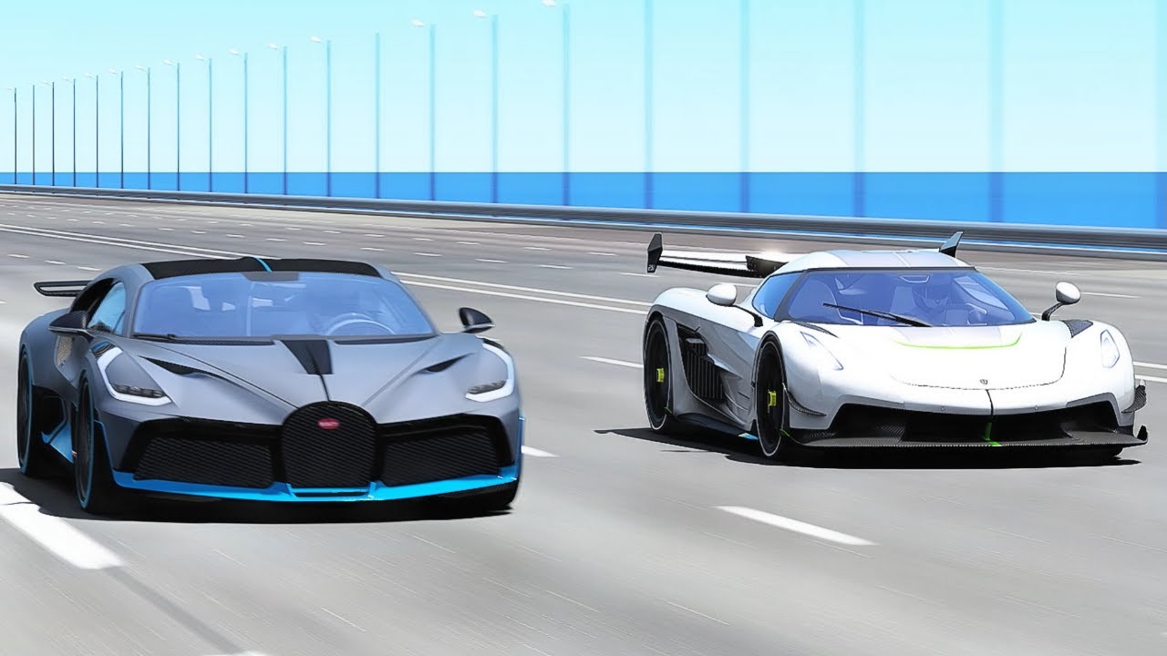 Koenigsegg Jesko Vs Bugatti Divo | 20KM Drag Race