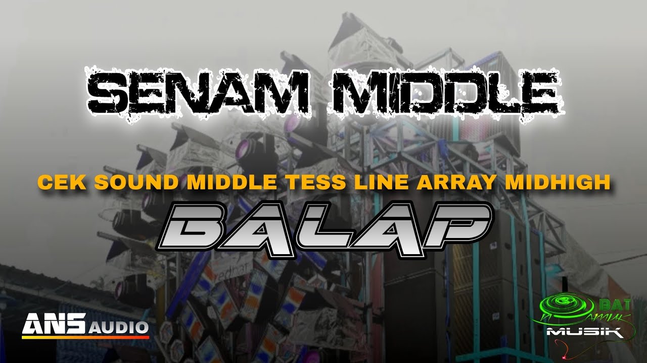 DJ SENAM MIDDLE CEK SOUND - ANS AUDIO - OBAT NGAMUK MUSIK