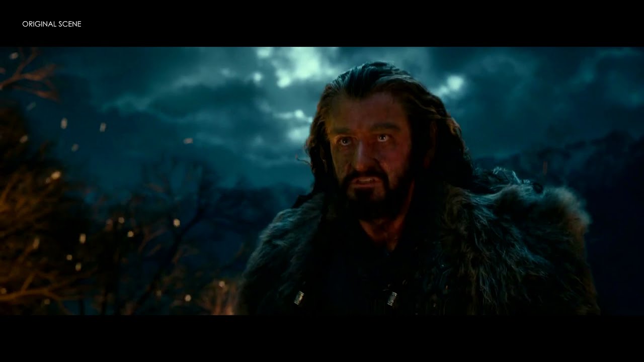 Thorin vs Azog (The Hobbit: AUJ) - Scene Restored with Howard Shore's original music