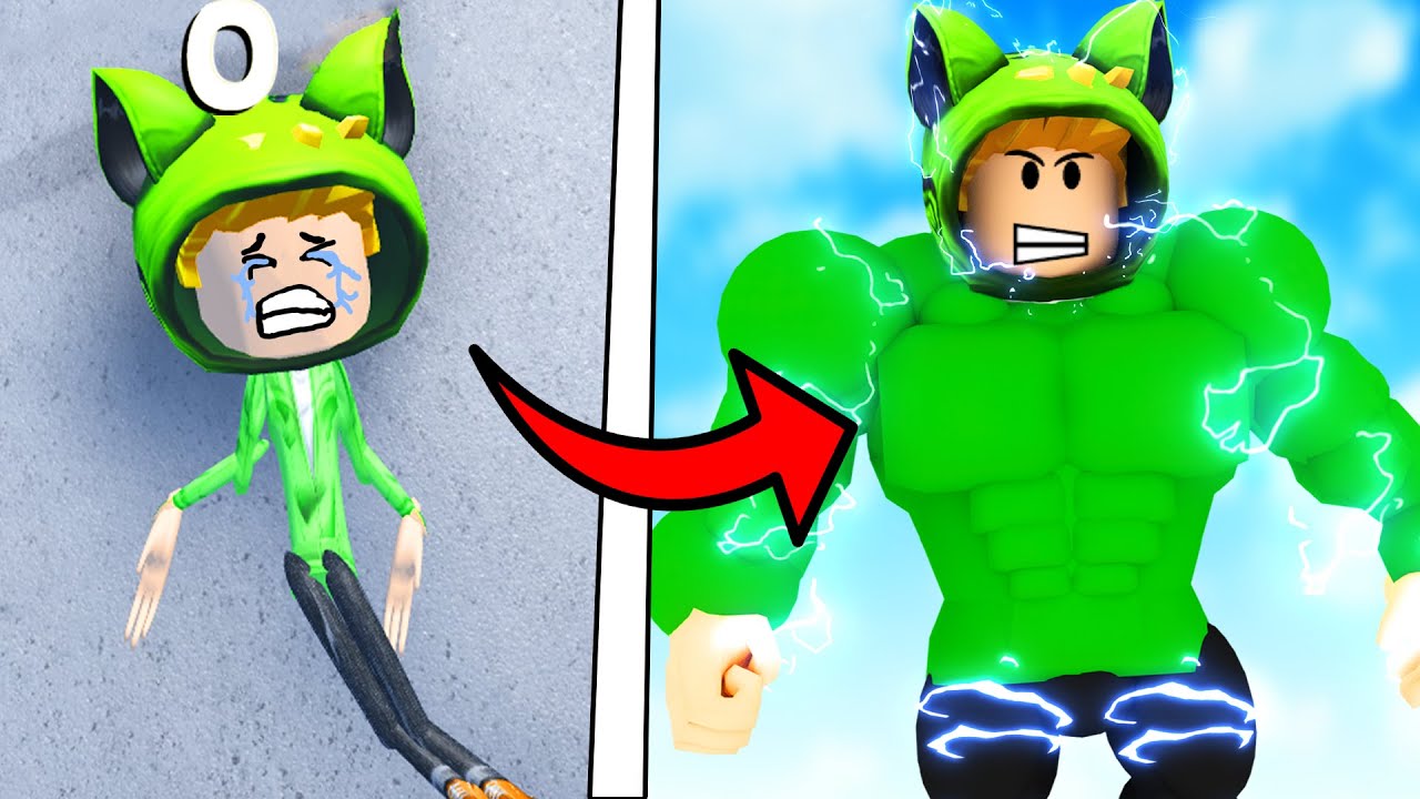 połamali mi kości i ZOSTAŁEM NAJSILNIEJSZYM CZŁOWIEKIEM W ROBLOX!!!