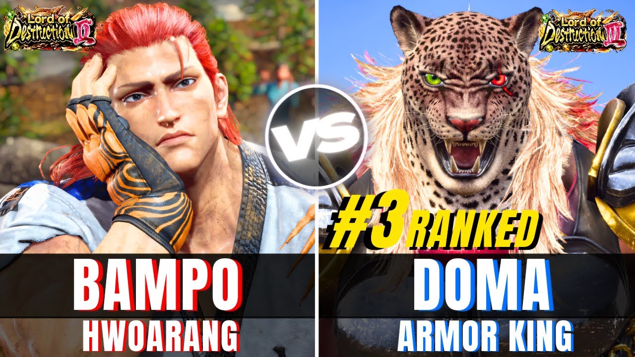 T8 🔥 BAMPO (Hwoarang) vs DOMA (Armor King) 🔥 | Tekken 8 Competitive Battle
