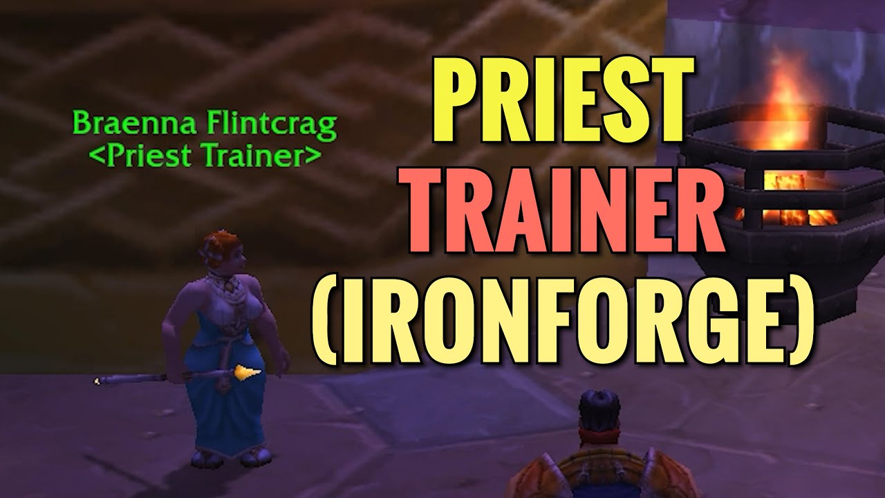 Ironforge Priest Trainer (WoW Classic)