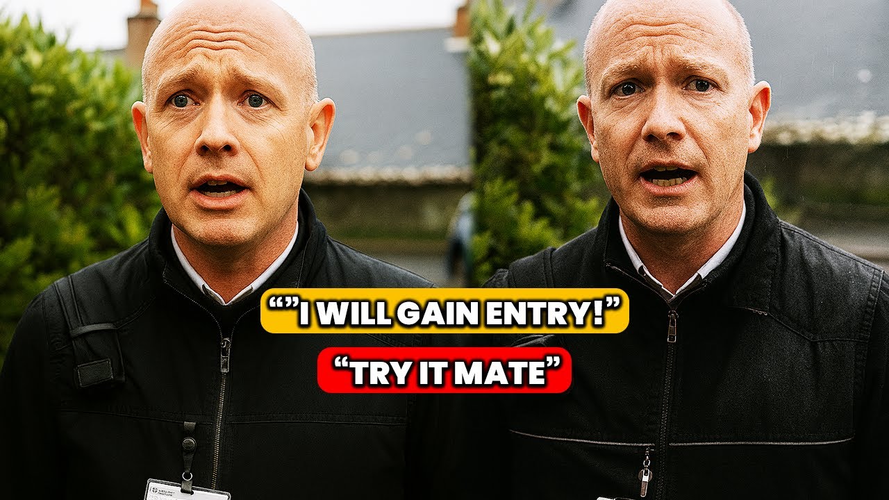 Bailiff Threatens to Break In After Man Refuses to Show ID
