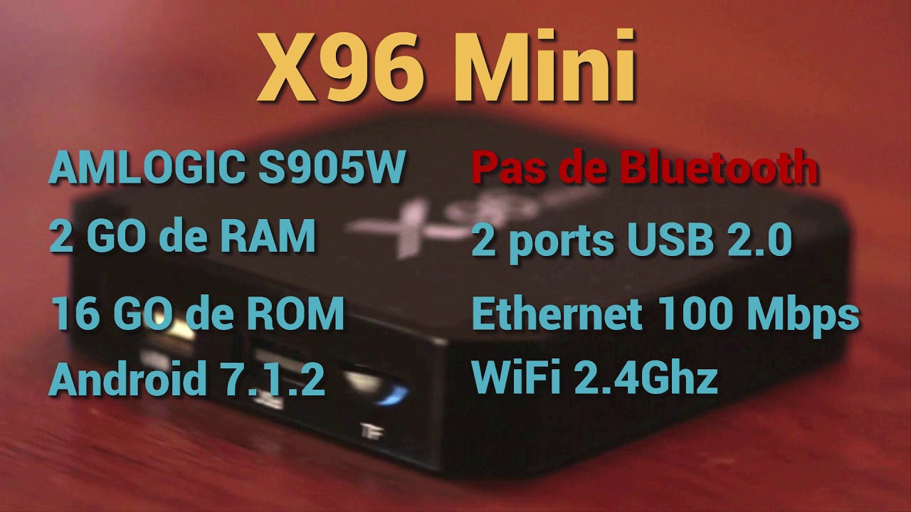 X96Mini :: Test complet