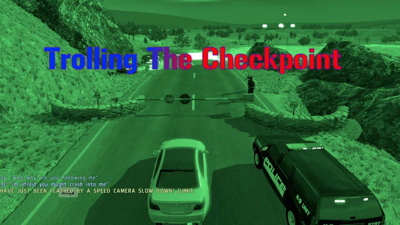 Arma 2 Island Life: Trolling A Police Checkpoint