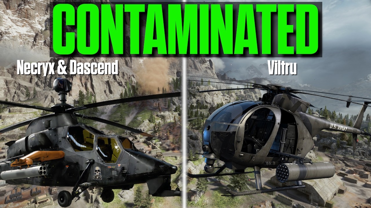 Little Bird + Attack Heli on Contaminated… This Should Be Illegal