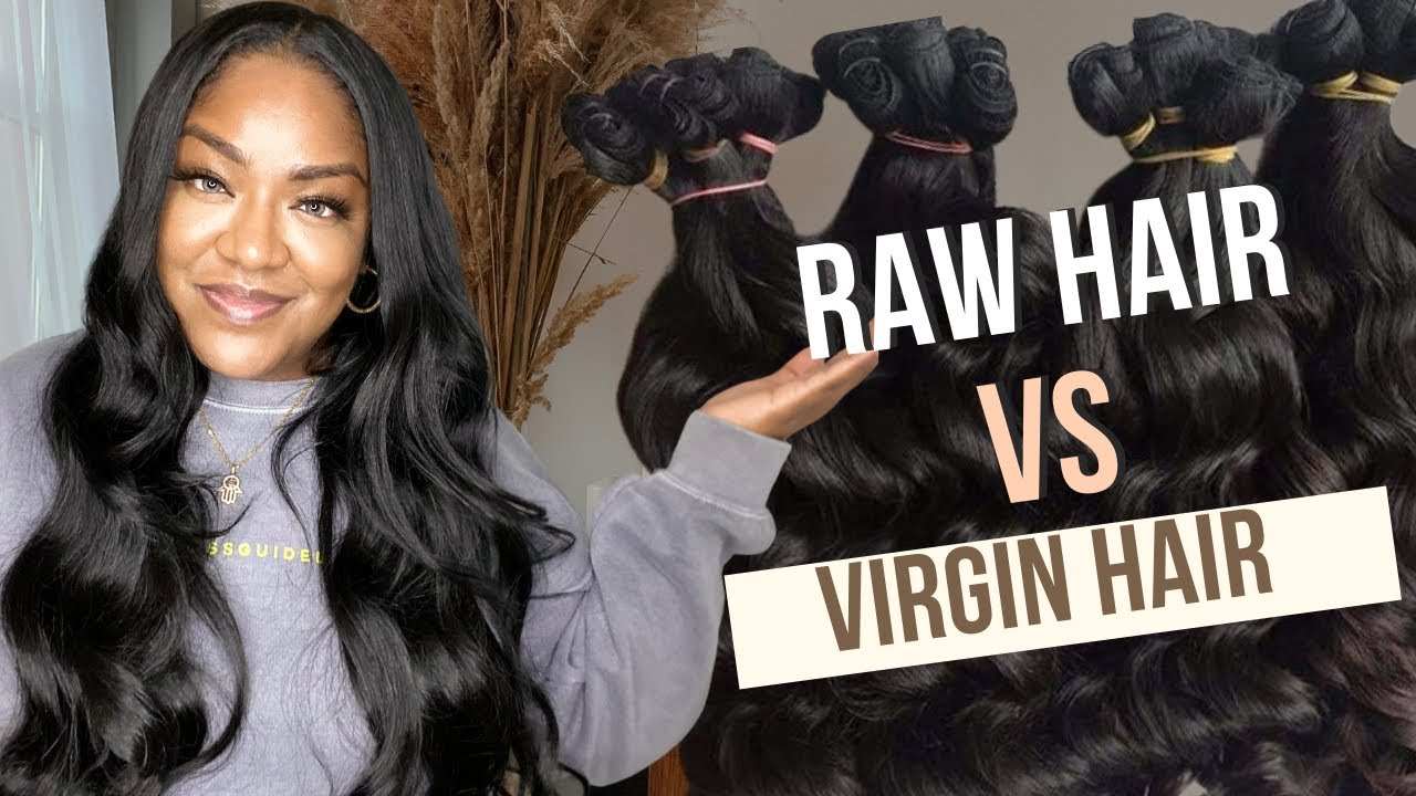 Difference between RAW HAIR vs STEAM OR VIRGIN Processed Hair! Unprocessed vs processed hair.