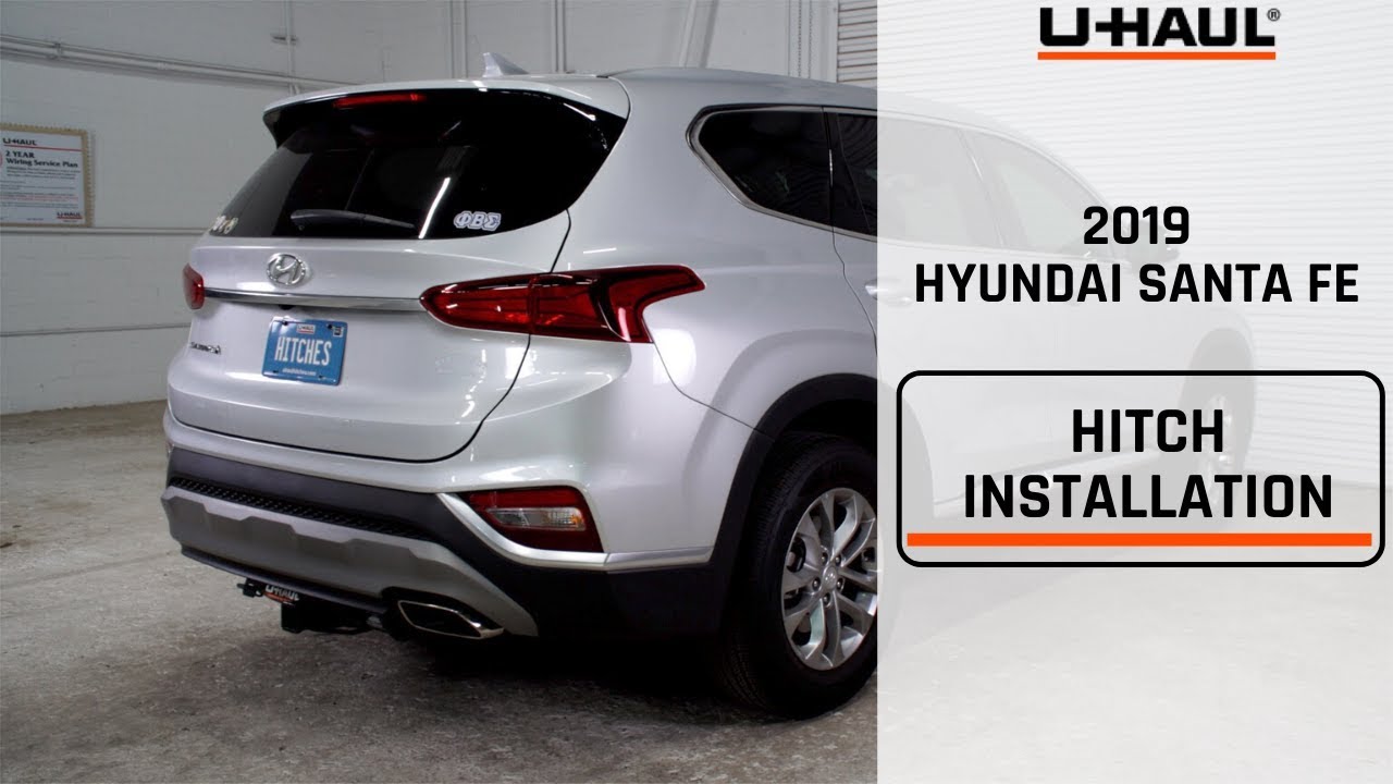 2019 Hyundai Santa Fe Trailer Hitch Installation