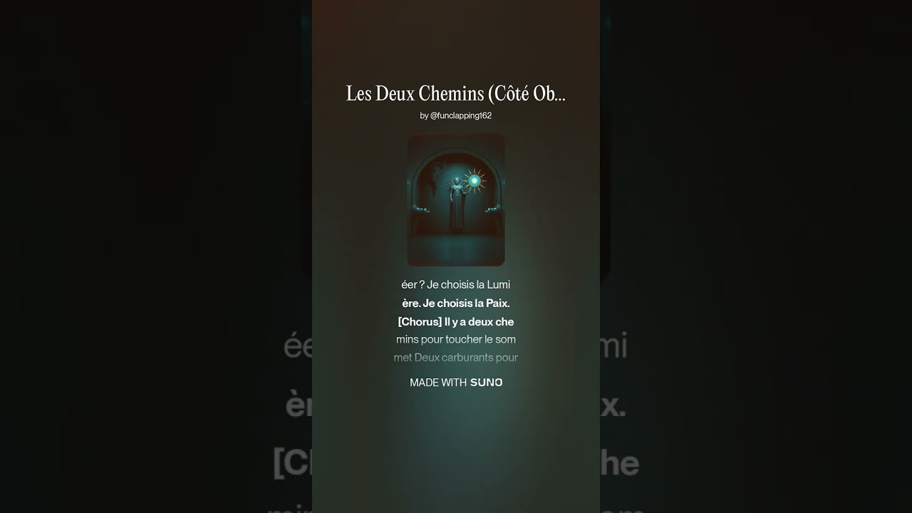 Les Deux Chemins Côté Obscur ou Lumière 3