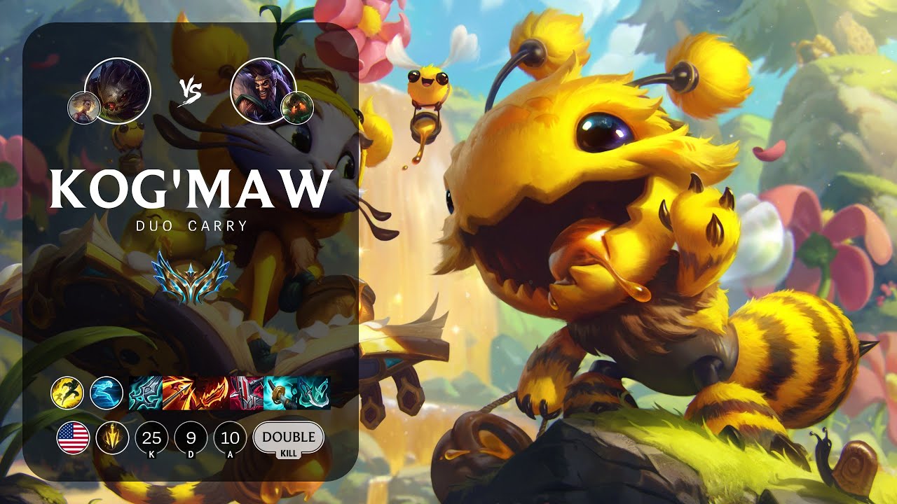 Kog'Maw ADC vs Draven - NA Challenger Patch 13.23