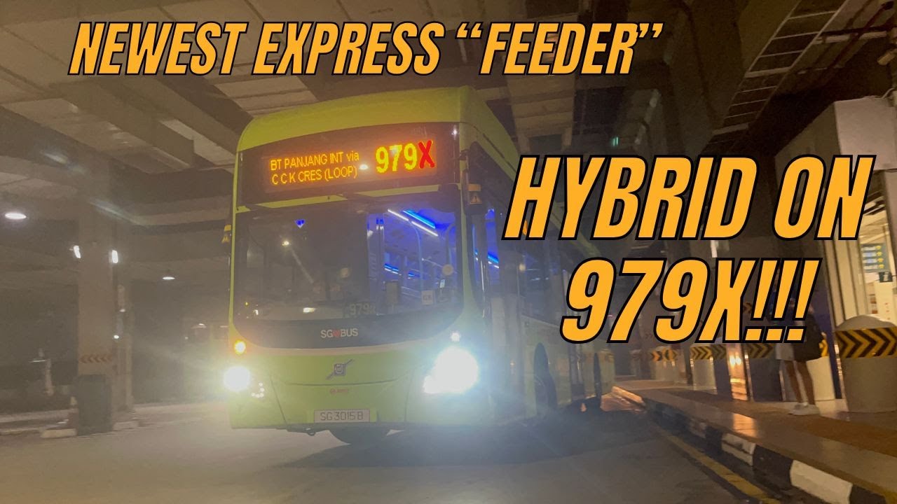 [SMRT/HYBRID 979X DEBUT!!!] SG3015B on Service 979X - Volvo B5LH