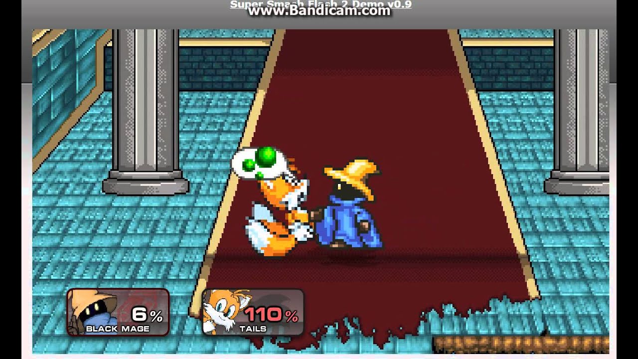 Super Smash Flash 2 V0.9 Black Mage attacks