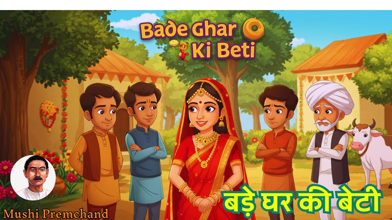 बड़े घर की बेटी  -मंशी प्रेमचंद (Bade Ghar ki Beti) |  Animated Moral story in Hindi #animated #moral