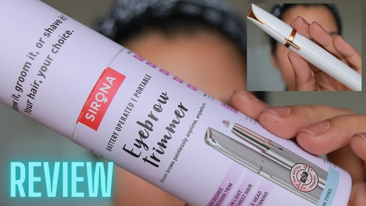 Sirona Eyebrow Trimmer Demo & Review #omnistyles *not sponsored*