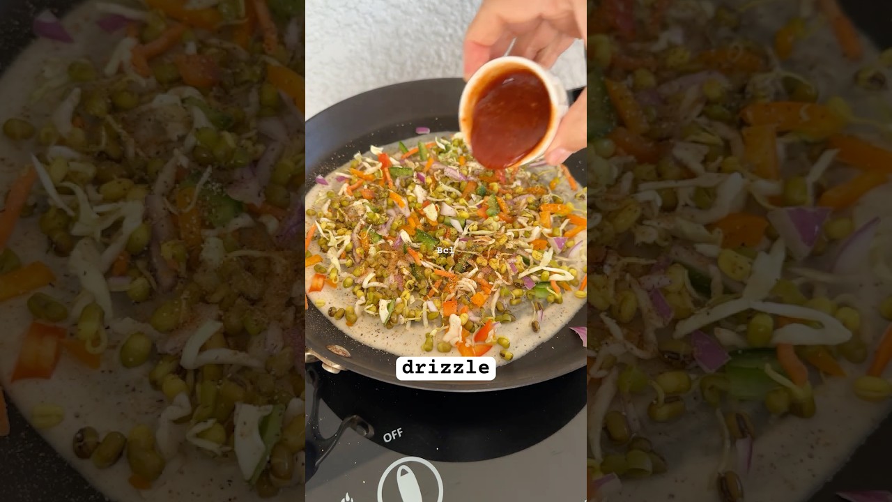 Jini Dosa | Indo-Chinese Street-Style Dosa with a Healthy Twist! #dosai #indianstreetfood