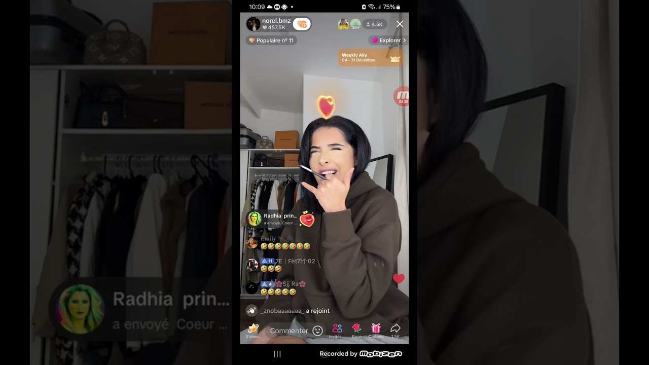 لايف norel bmz تحكي عن ex نتعها و يدخل lvar