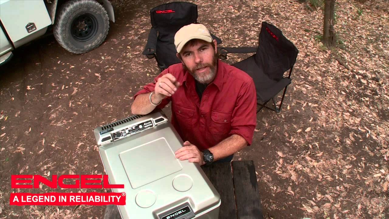 Graham Cahill tests the Engel portable fridge/freezer