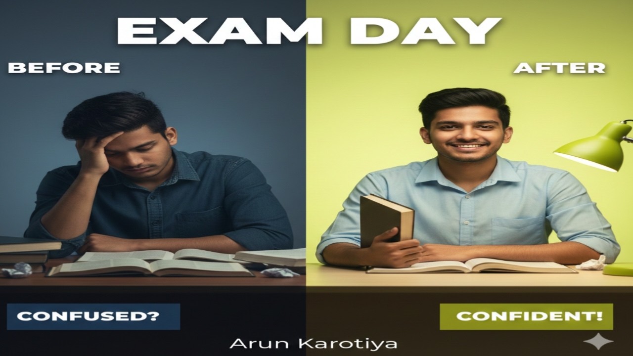 Exam से 1 दिन पहले Revision कैसे करें | Last Minute Tips | Arun karotiya