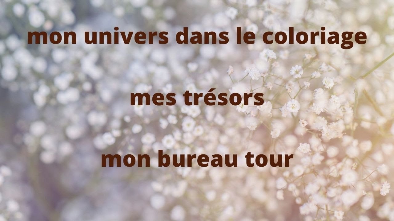BUREAU TOUR - COLORIAGE ADULTE