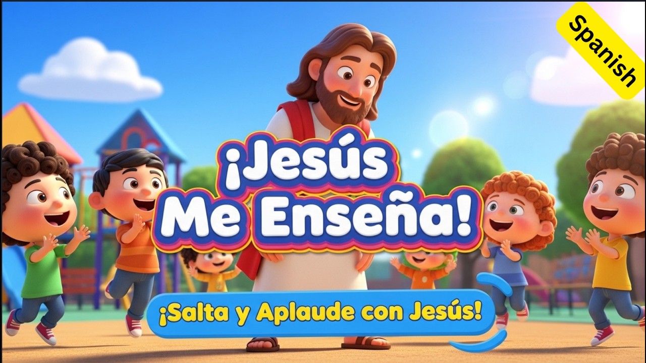 ¡Jesús Me Enseña! 🎶 Salta y Aplaude | Canción Cristiana para Niños