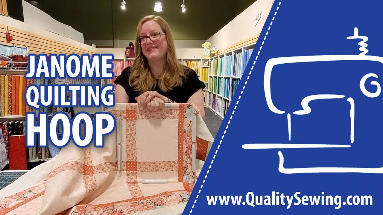 Janome M17 Quilting Hoop Demonstration