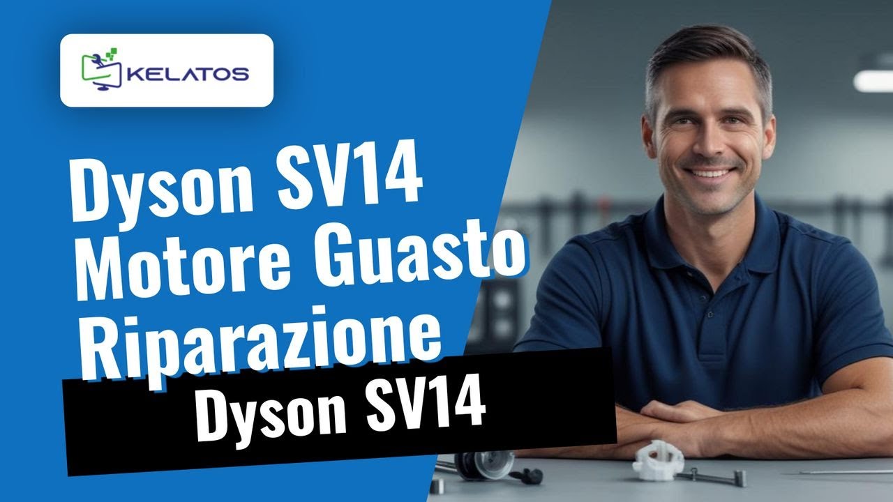 Aspirapolvere Dyson SV14 motore guasto, sostituzione motore 🔧