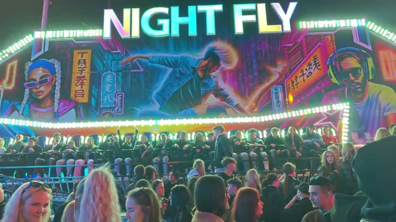 Lázeňská sezóna 2025 - ATRAKCE LAVICE NIGHT FLY / ATTRACTION BENCH NIGHT FLY OFF-RIDE