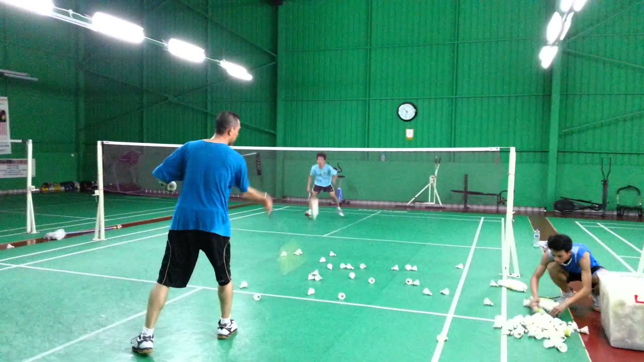 Badminton training with Datuk Misbun Sidek 2012