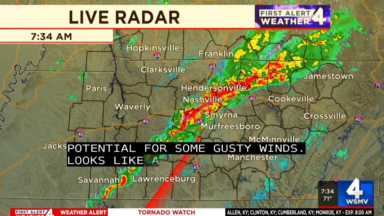 LIVE COVERAGE: Strong storms enter Nashville area