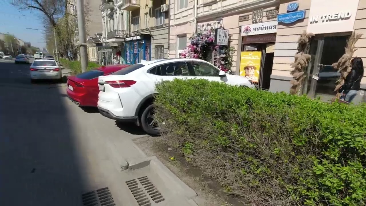 Ростов-на-Дону. Ул. Большая Садовая. От Нахичеванского до Будённовского. Солнечный апрель 2025г.