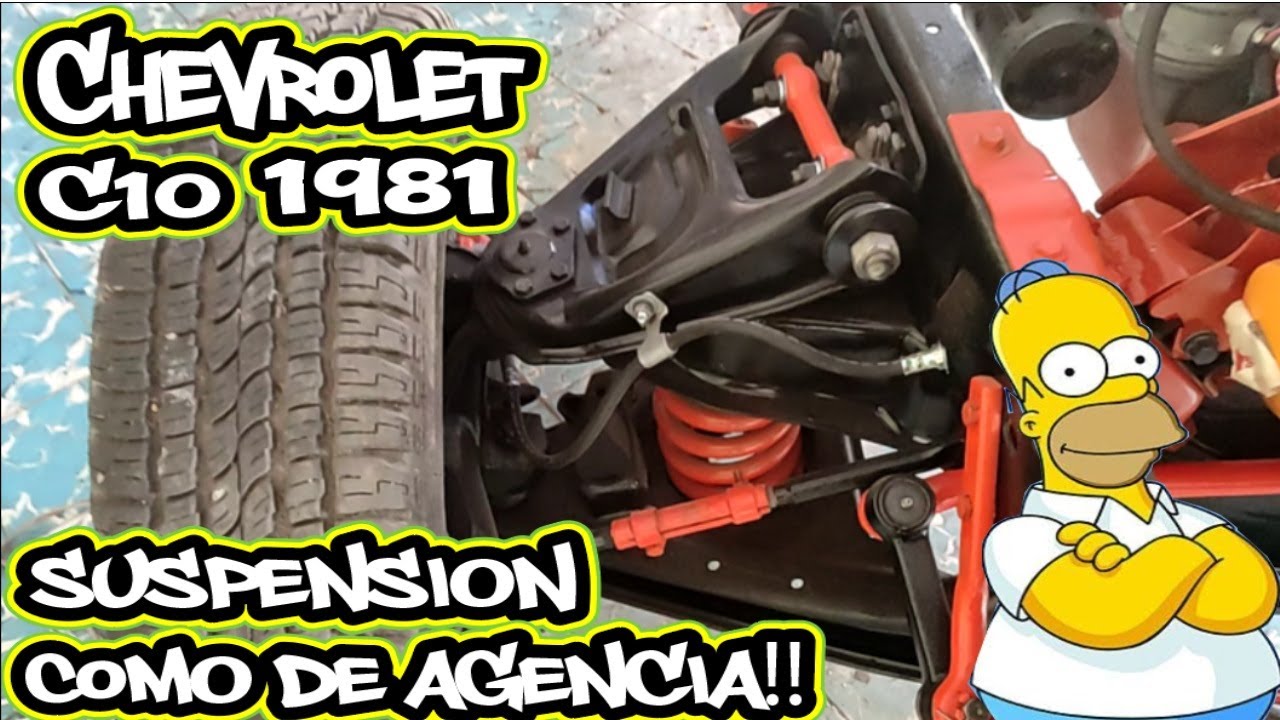 🔥RESTAURACION COMPLETA PICK UP CHEVROLET C10 1981🔥CAMBIO DE HORQUILLA Y RESORTES DE LA SUSPENSION🔥
