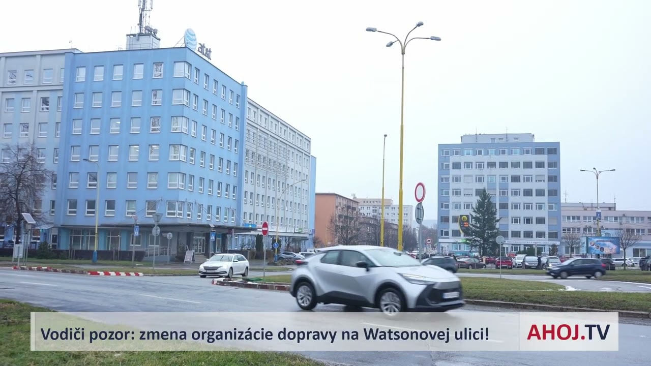 Zmena organizácie dopravy na Watsonovej ulici!